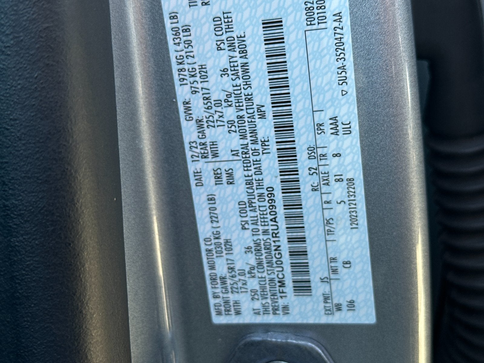 2024 Ford Escape Active