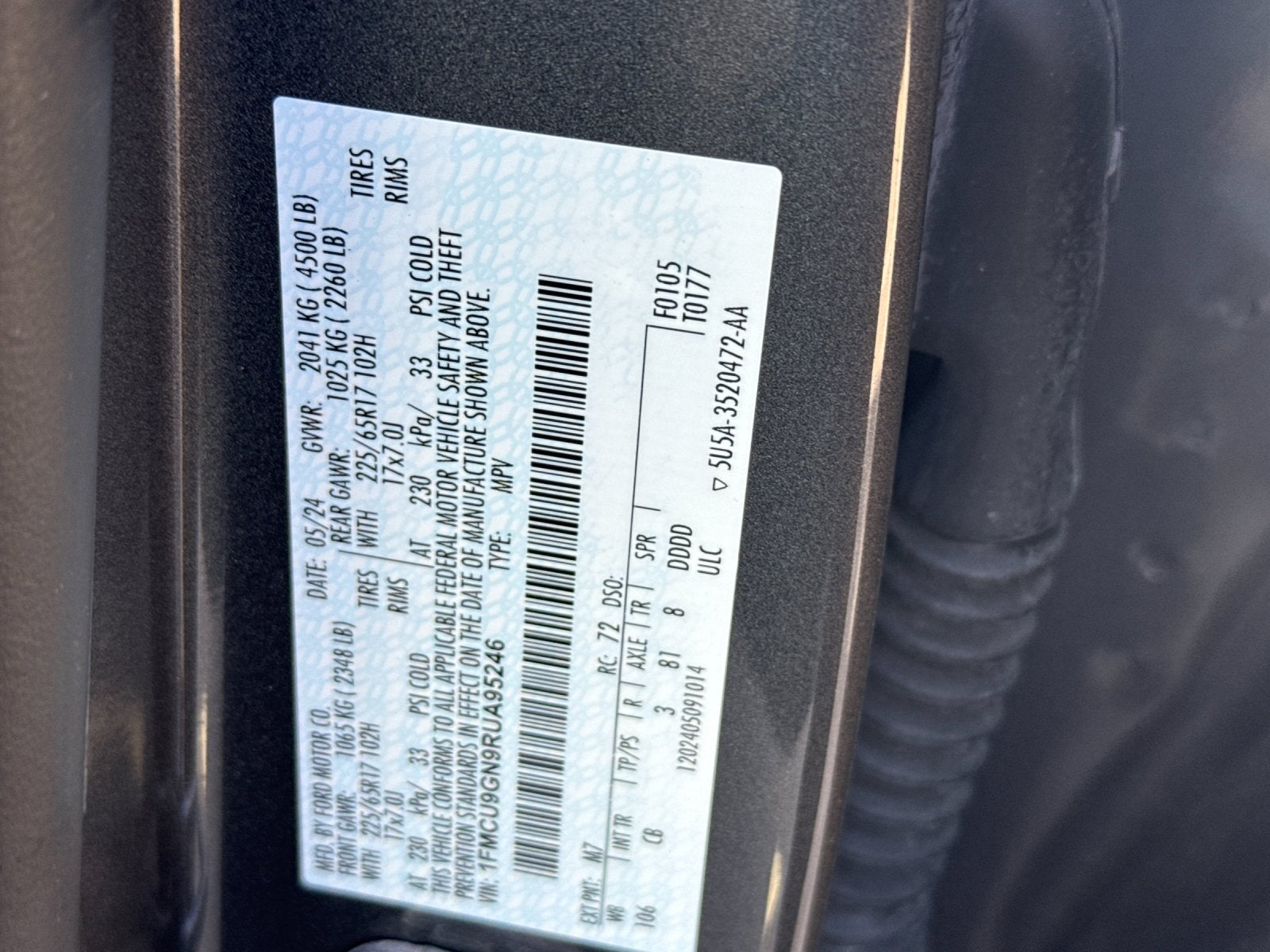 2024 Ford Escape Active