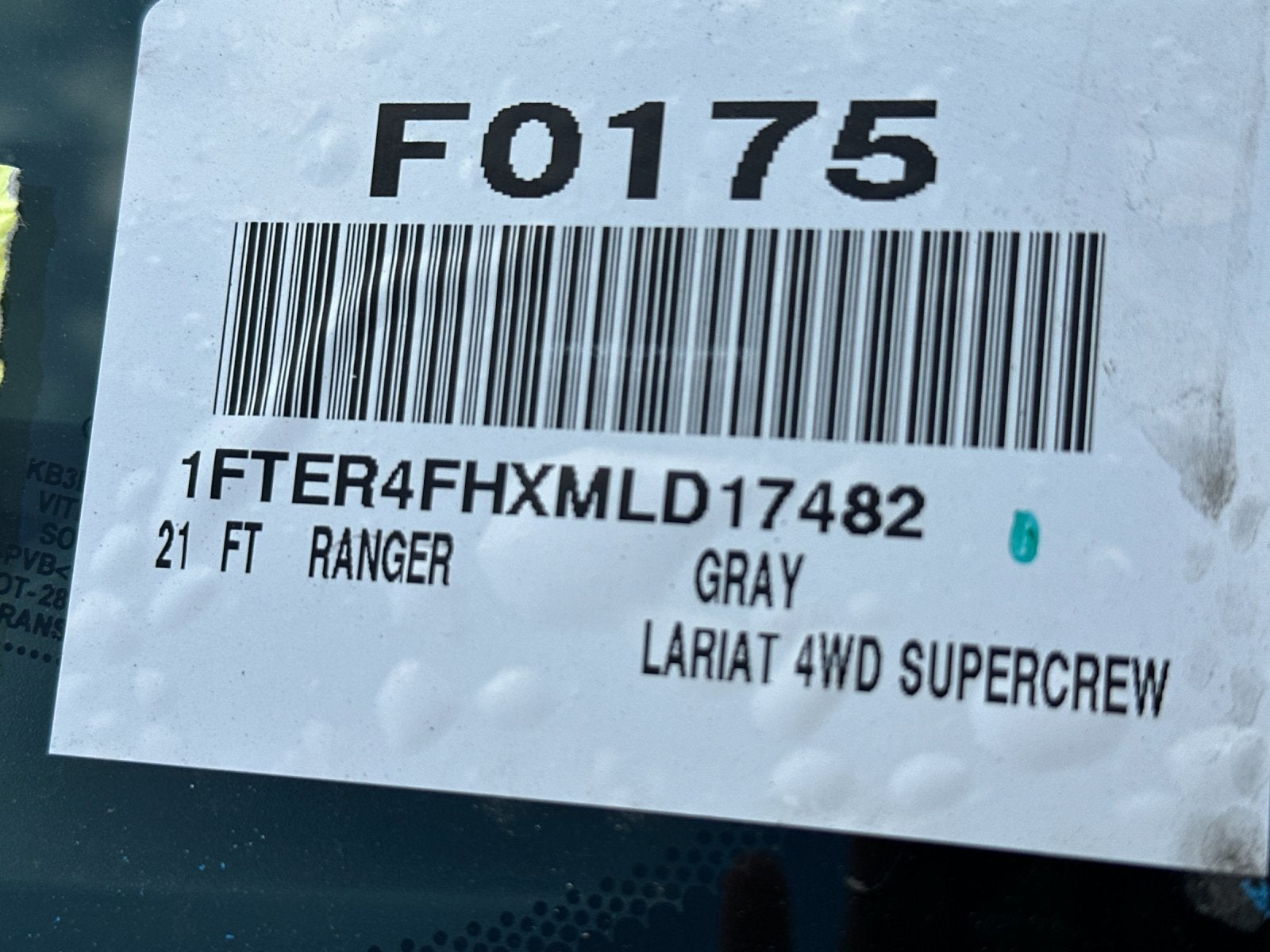 2021 Ford Ranger Lariat