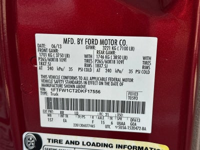 2013 Ford F-150 Lariat