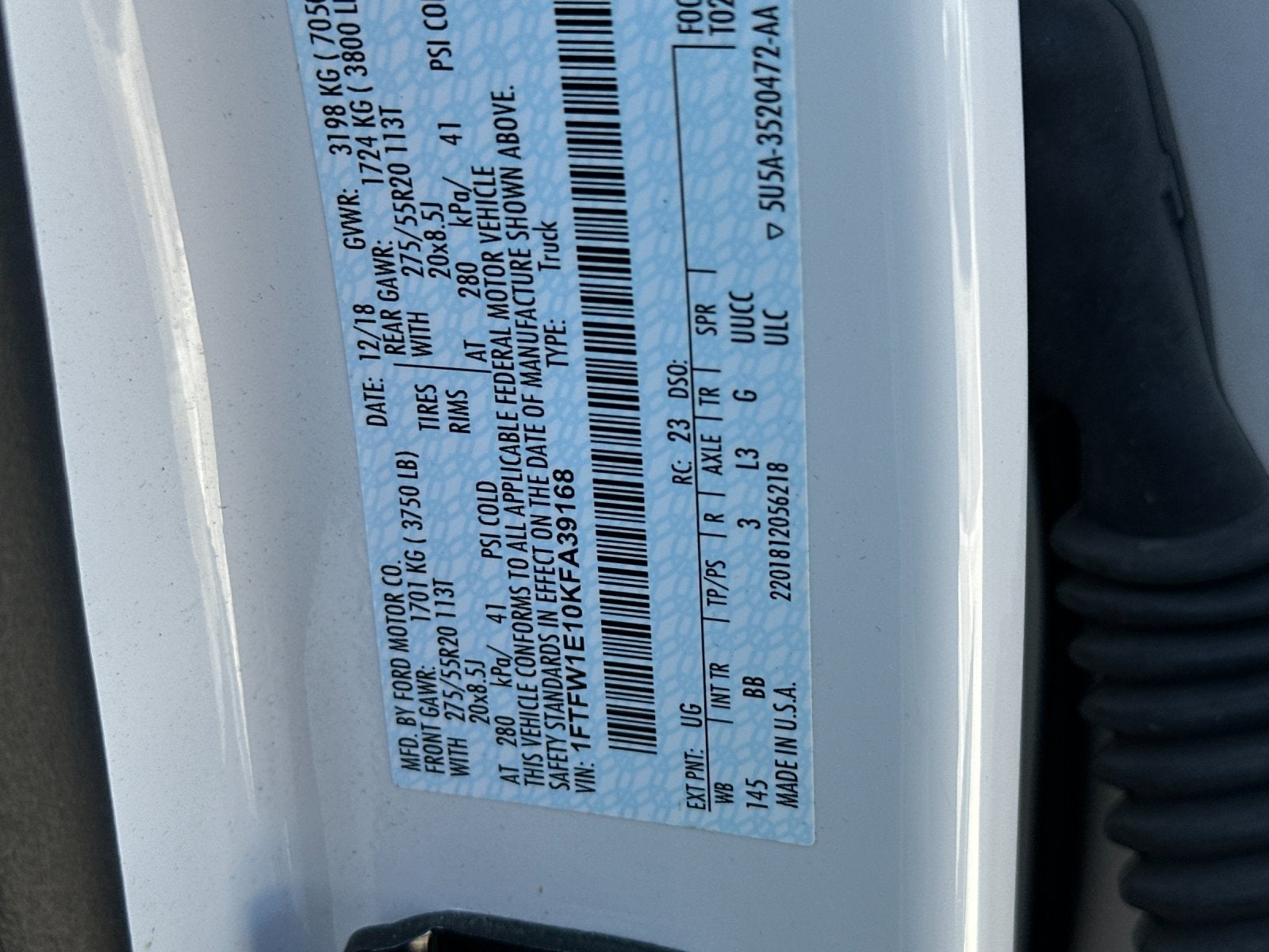 2019 Ford F-150 Platinum