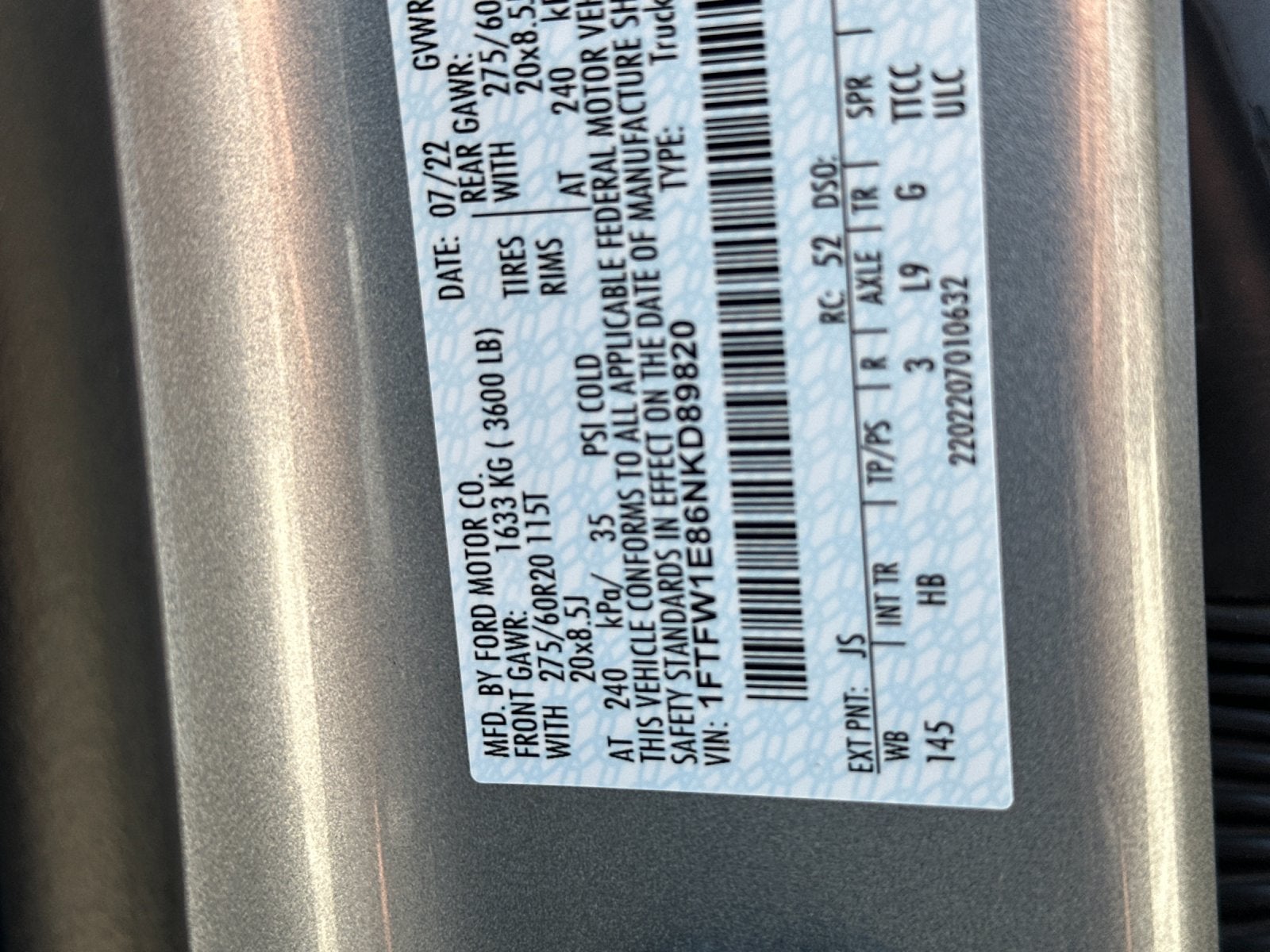 2022 Ford F-150 Lariat