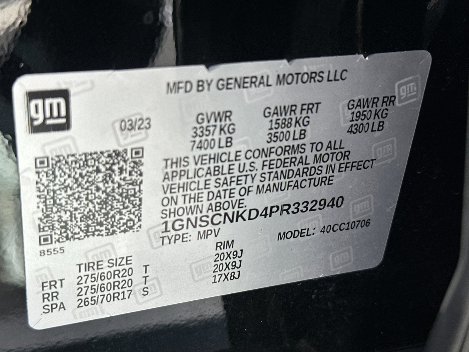 2023 Chevrolet Tahoe LT