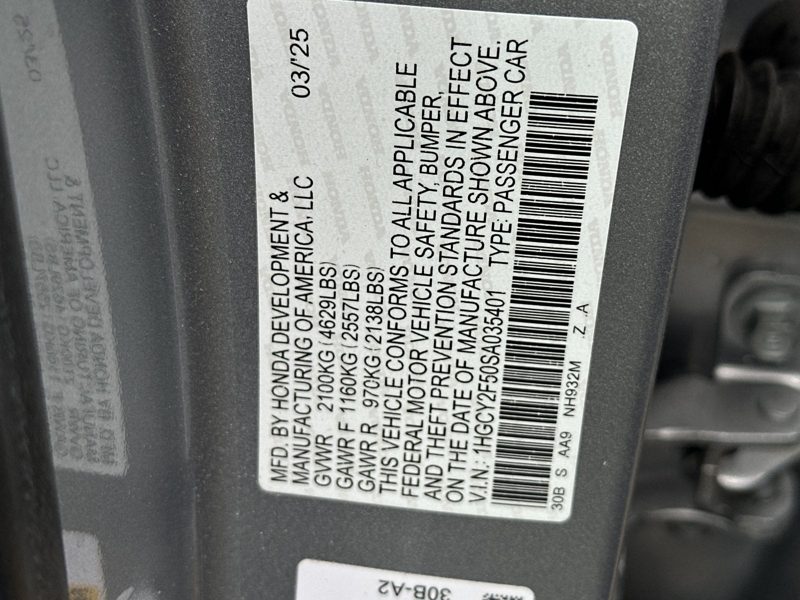 2025 Honda Accord Hybrid Sport