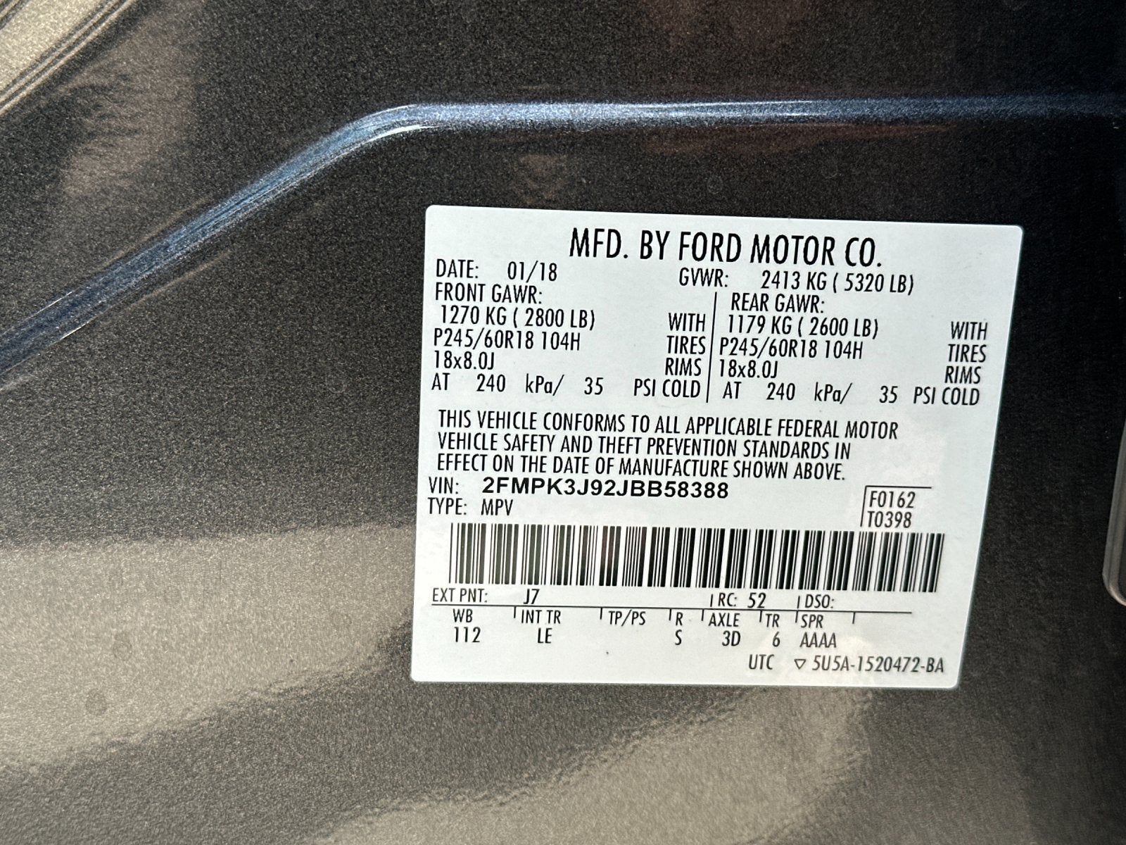 2018 Ford Edge SEL