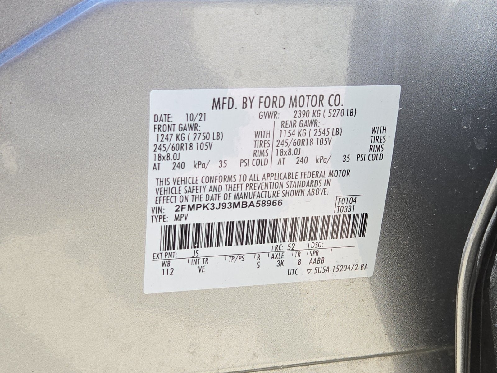 2021 Ford Edge SEL