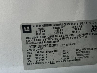 2014 GMC Sierra 1500 SLE