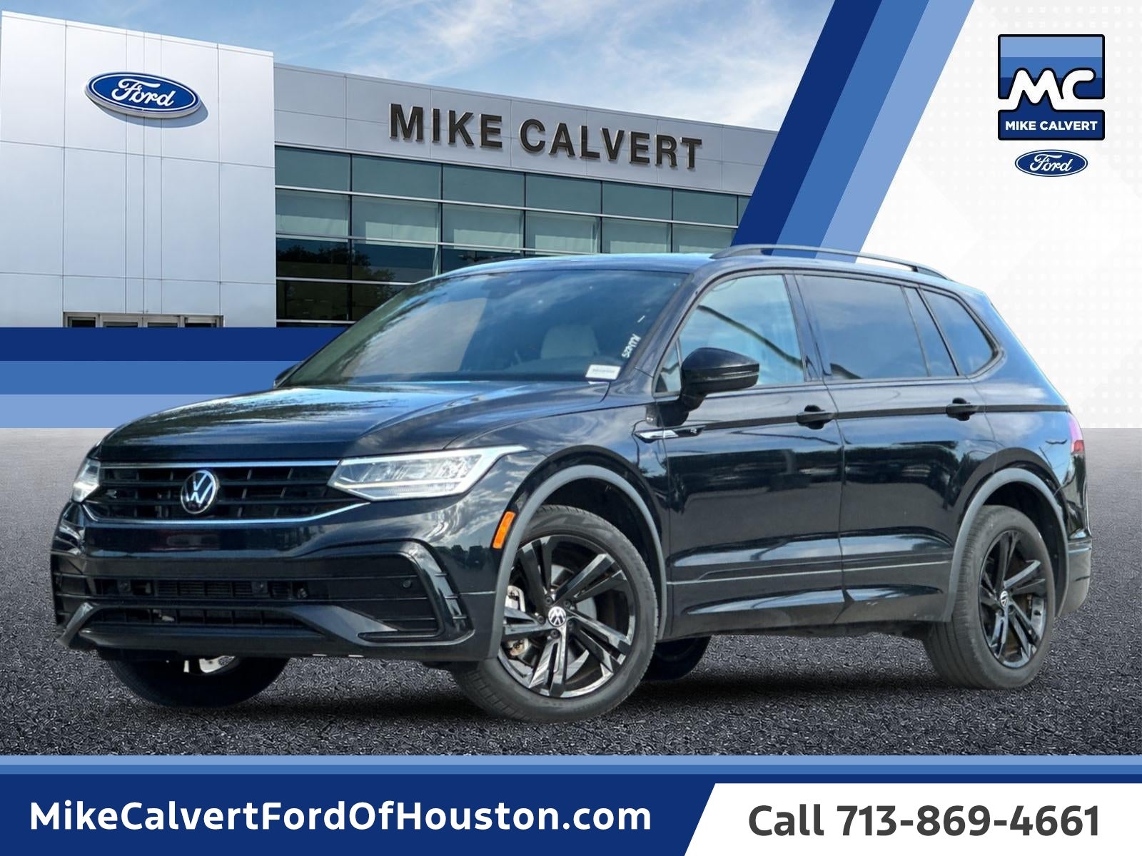 2023 Volkswagen Tiguan 2.0T SE R-Line Black