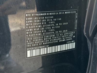2023 Volkswagen Tiguan 2.0T SE R-Line Black