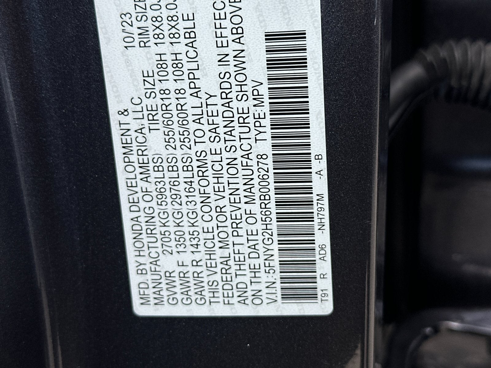 2024 Honda Pilot EX-L 7 Passenger