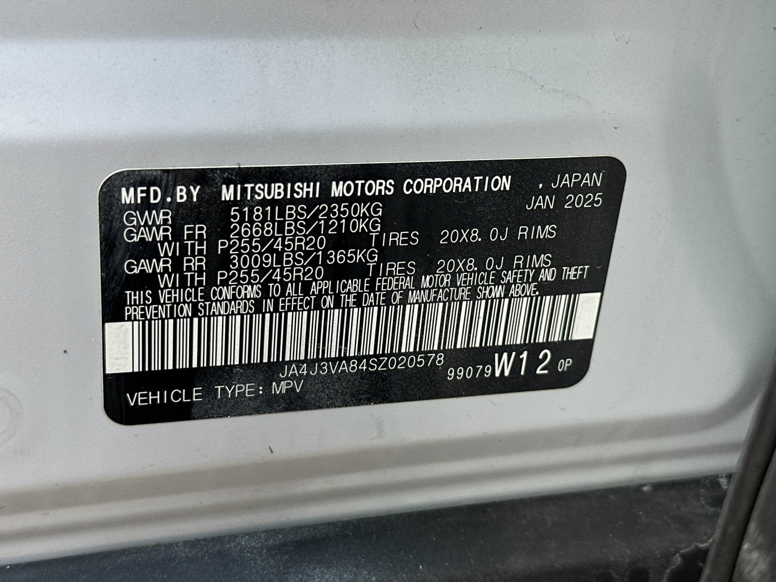 2025 Mitsubishi Outlander SE