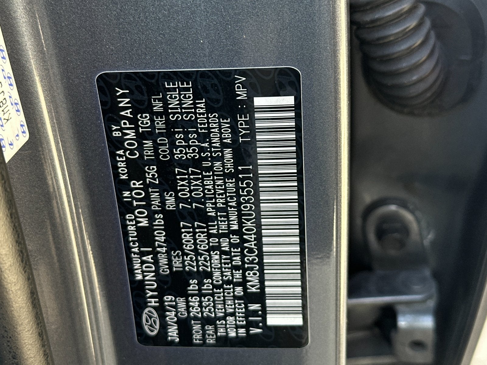2019 Hyundai Tucson Value